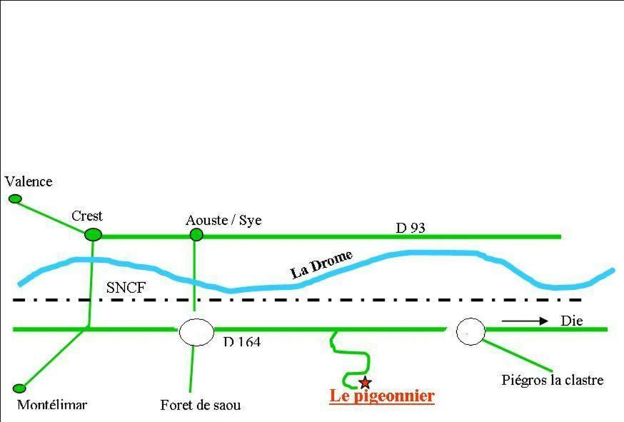 "Le Pigeonnier" Chambre D'Hote Piégros-la-Clastre Εξωτερικό φωτογραφία